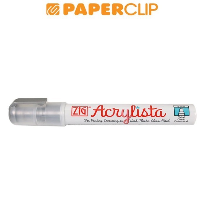 

PEN BRUSH ZIG KURETAKE ACRYLISTA CHISEL 6MM PAC-50 102 METALLIC SILVER HRG DISKON