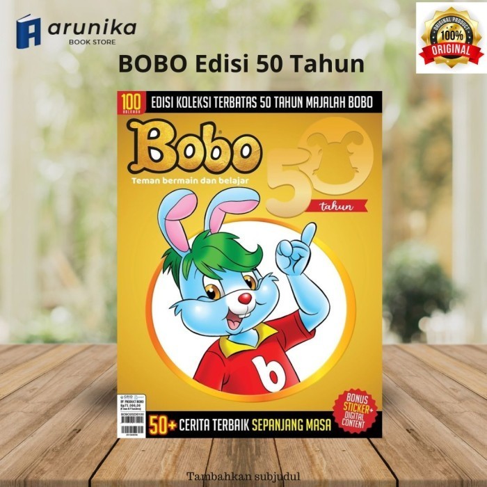 

Majalah Bobo Edisi Koleksi 50 Tahun - 50 Cerita Terbaik Sepanjang Masa