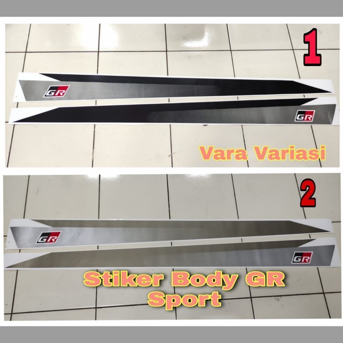 STIKER BODY SAMPING MOBIL TOYOTA FORTUNER 2022 GR SPORT