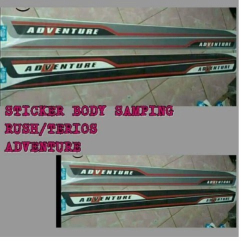 STIKER BODY RUSH/TERIOS ADVENTURE / STICKER RUSH TERIOS