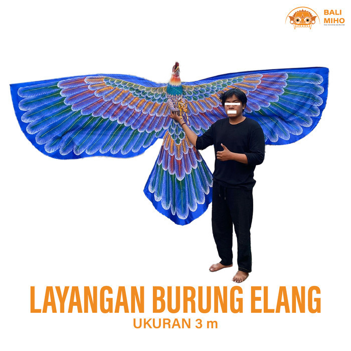 ------] Layangan Burung Elang 3 meter - Layangan Rajawali - Layangan Kain