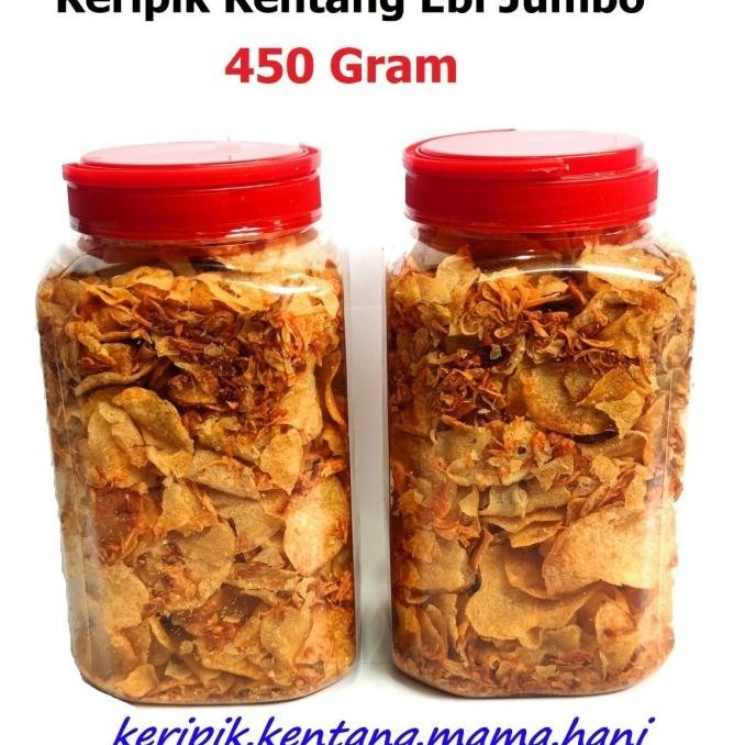 

Keripik Kentang Ebi Mama Hani Homemade Enak Premium 450 Gram