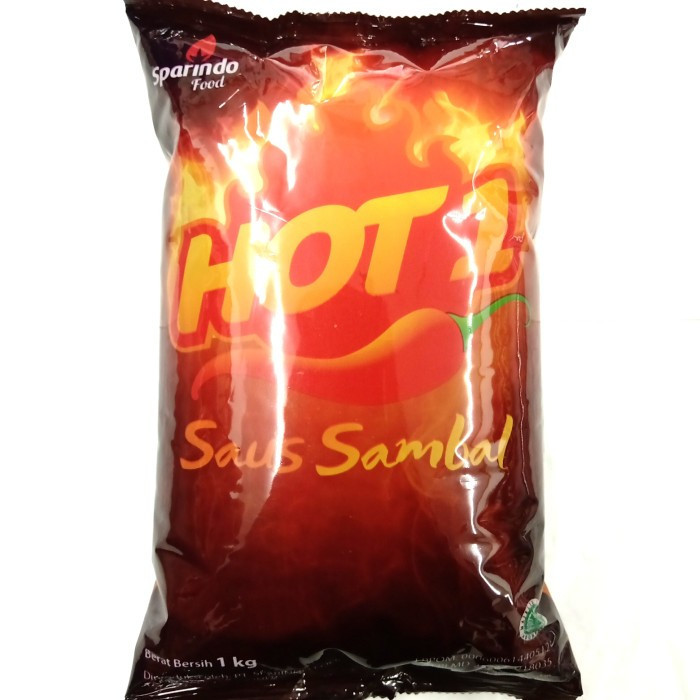 

Saus Sambal Hot 1 Saos 1Kg Sparindo Food