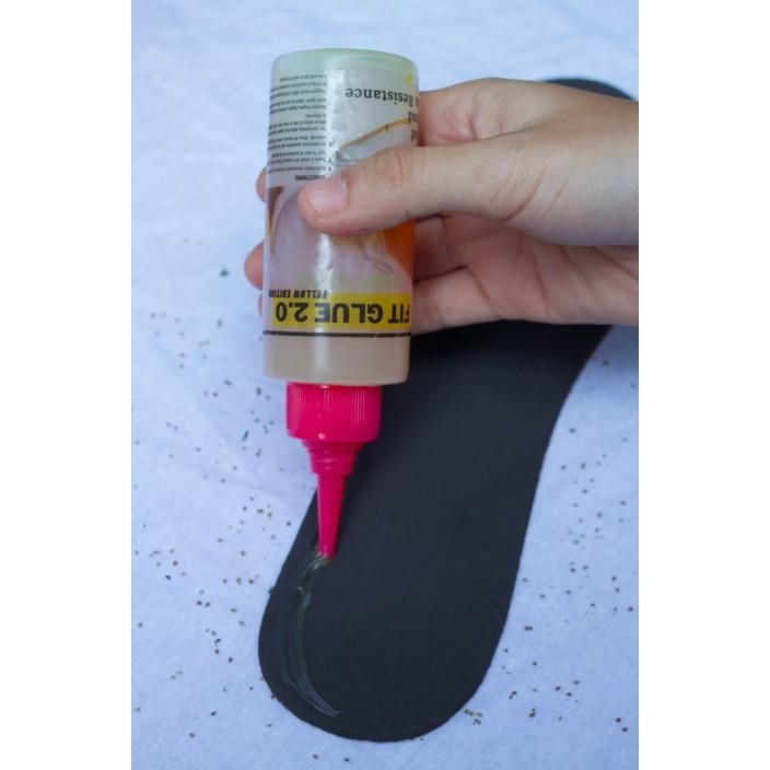 

len Lem Sepatu kuning FITGLUE 2.0 Tas Dompet Glue Adhesive 100ml SHOE GLUE