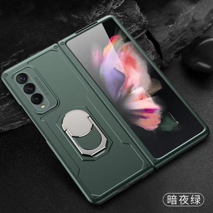 Case Z Fold3 Gkk Iring Armor Casing Cover Samsung Galaxy Z Fold 3 Ori