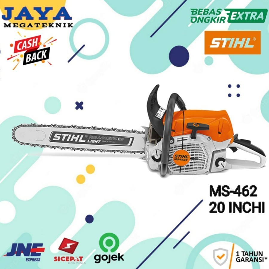 MESIN GERGAJI STIHL chainsaw STIHL MS-462 20 Inci original