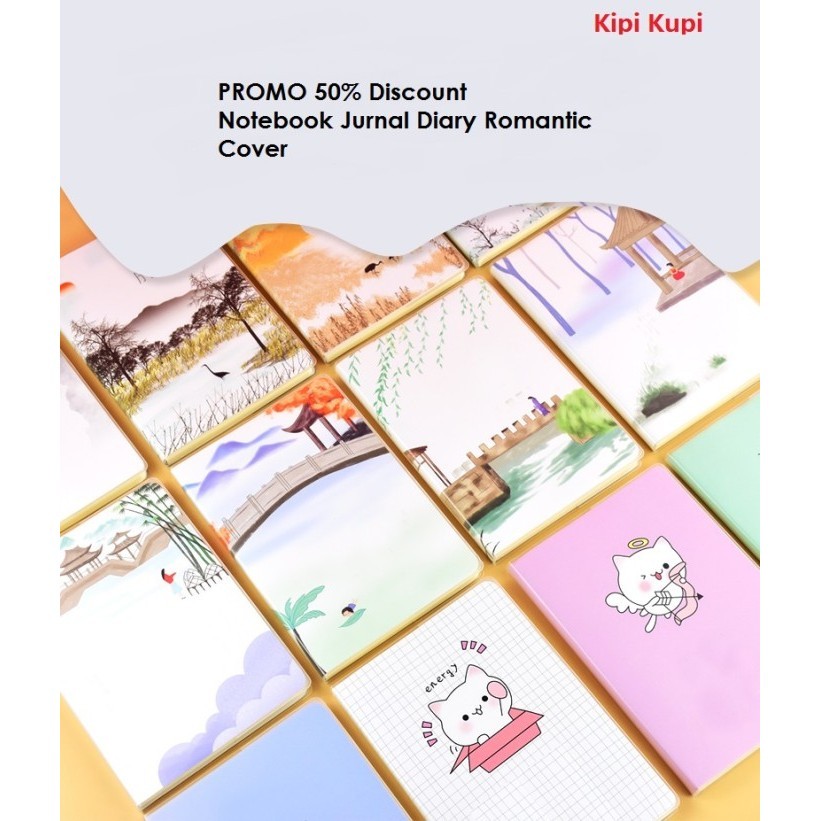 

Gilaa!!! A5 Korean Style Notebook / Jurnal / Memo / Diary 64 Page Murah