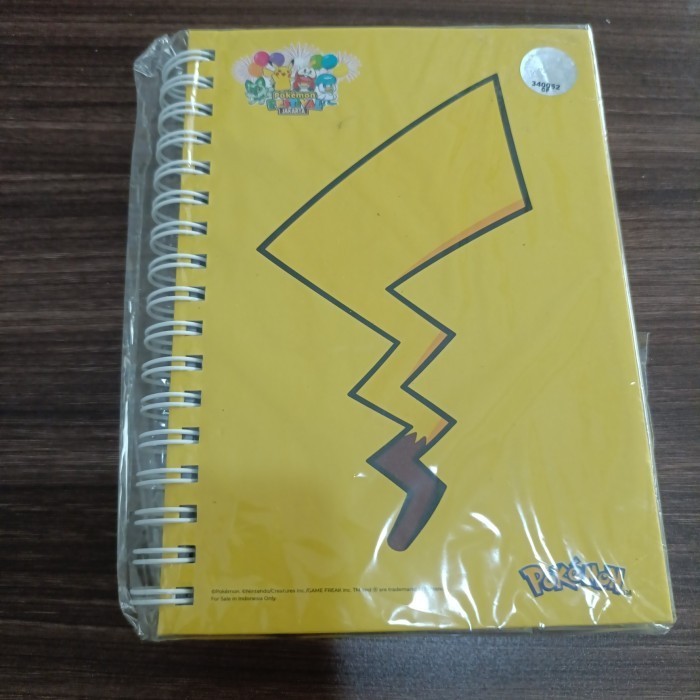 

Mudah Pokemon Asia Official Merchandise Note Book Yellow Bagus
