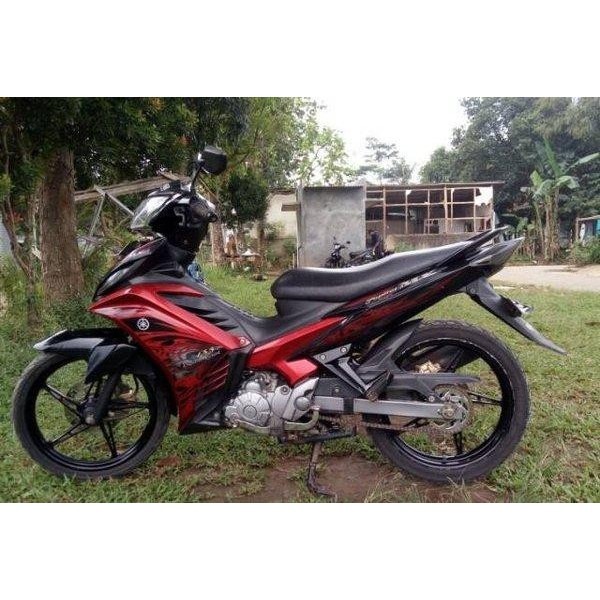 Stiker Striping Motor Yamaha Jupiter Mx New 135 2011 Merah List Body