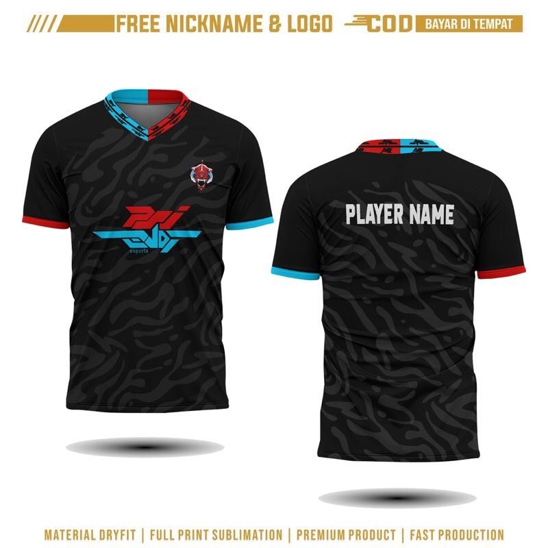 Jersey Evos Persija Terbaru Gratis Pasang Nama & No Punggung Sport