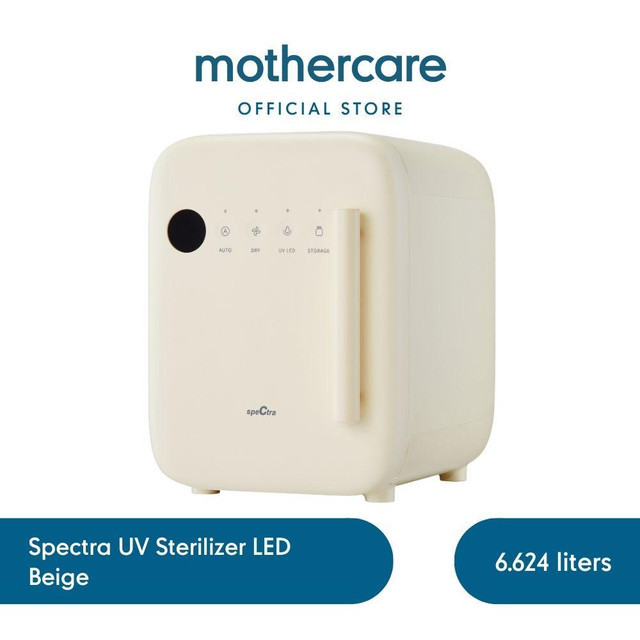 Spectra Uv Sterilizer Led Beige - Tempat Sterilisasi Botol Bayi