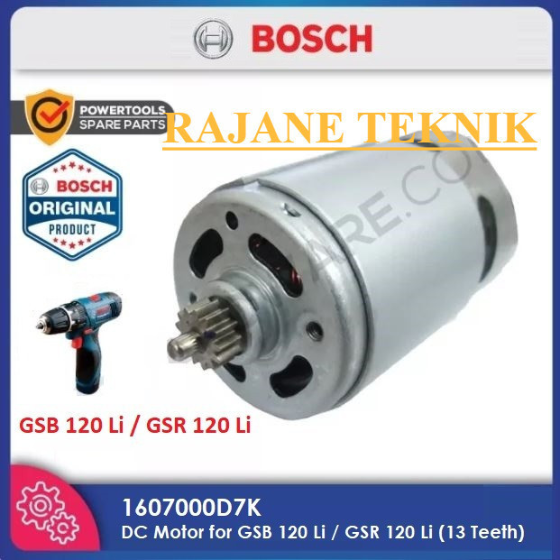 NEW!!! Bosch GSB 120 Li / GSR 120 Li Bor Baterai - DC Motor (1607000D7K)