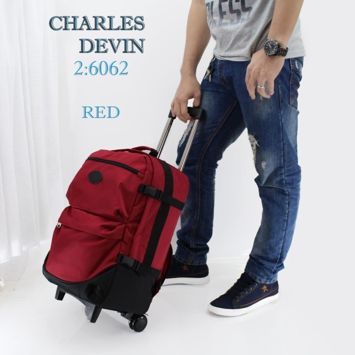 Baru Tas Ransel Troli Tas Travel Backpack Trolley