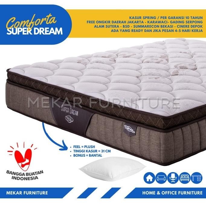 Kasur Spring Bed COMFORTA Super Dream - 120 X 200