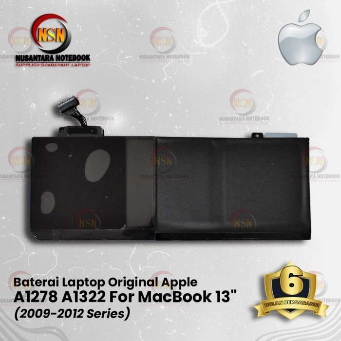Baterai Laptop Orinal Apple A1322 MacBook Pro 13inch