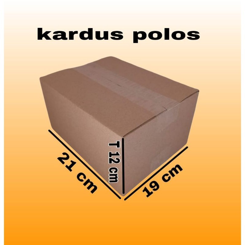 

kardus polos 21x19x12 kardus sedang kardus kecil