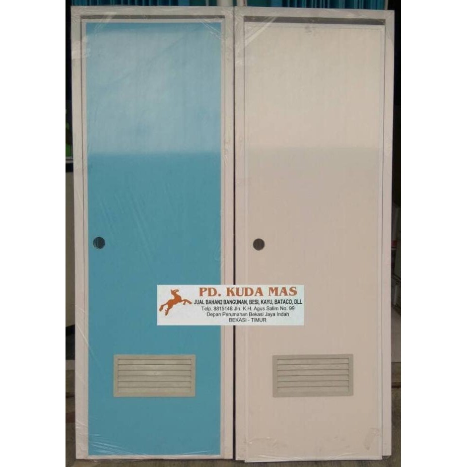 Pintu PVC Muriko Kamar Mandi Polos Warna