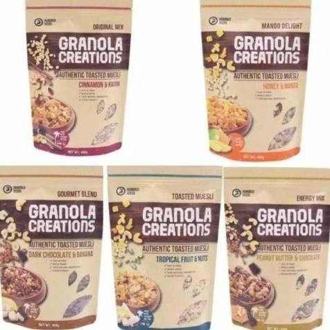 

Granola Creations 400 G Natural Ingredients High In Fiber