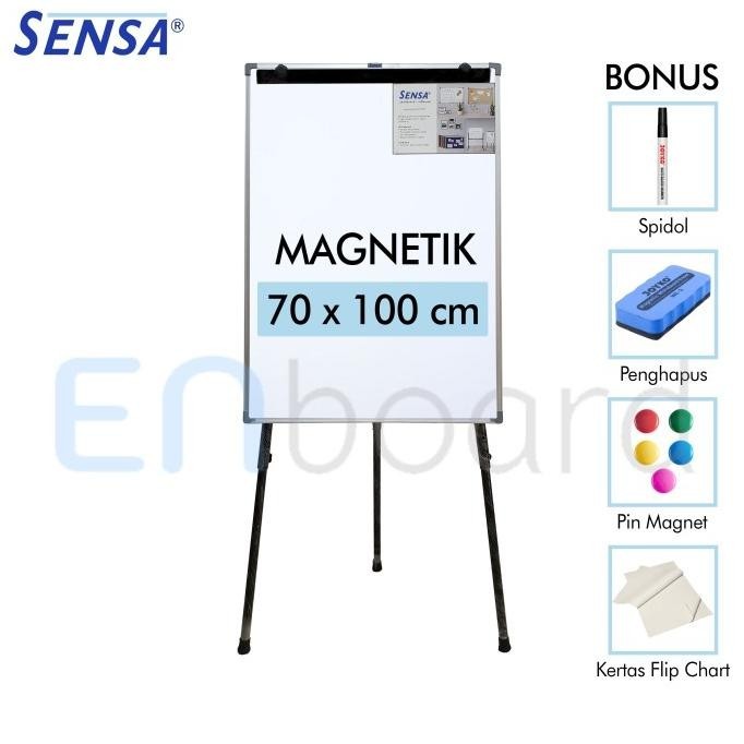 

Flip Chart / Flipchart / Papan Presentasi Sensa 70 X 100 Cm