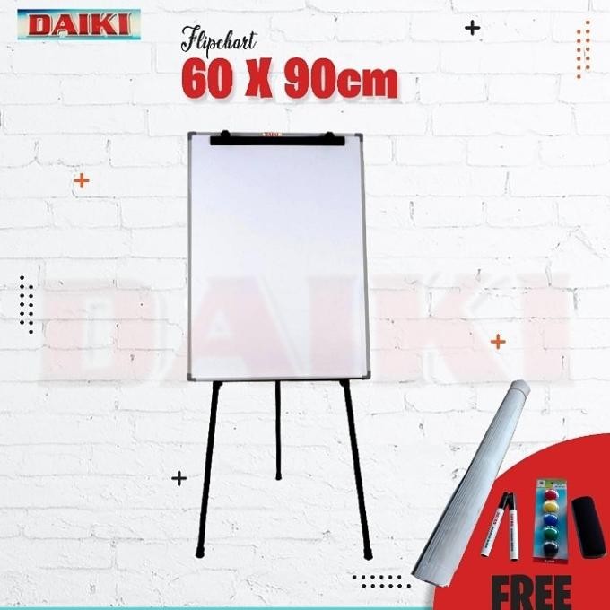 

Flipchart Papan Tulis Daiki Non Magnetic 60X90 Cm