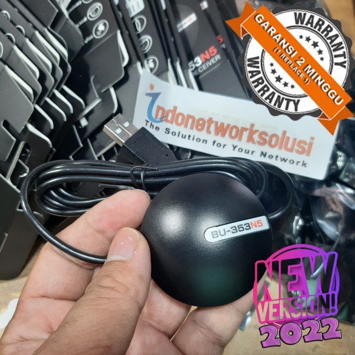 Gps Jengkol Mouse Globalsat Bu-353 S4 Receiver Sirf Star Iv (New)