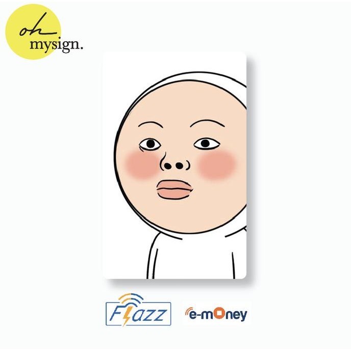 

Emoney Flazz Kartu E-Toll Mandiri BCA UV Print - Muka Lucu
