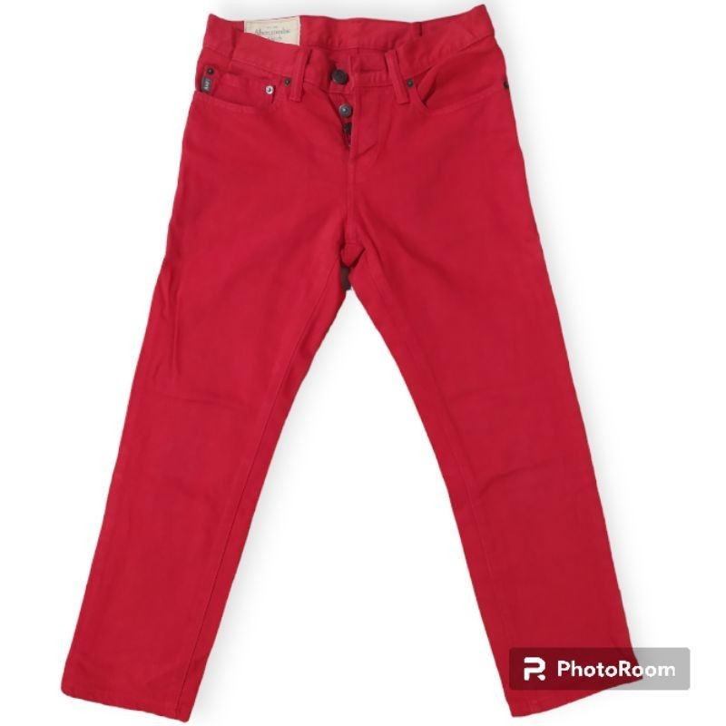 Celana Panjang Jeans Denim ABERCROMBIE & FITCH SECOND