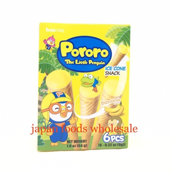 

Pororo Ice Cone Banana 54Gr / Snack Korea / Snack Impor