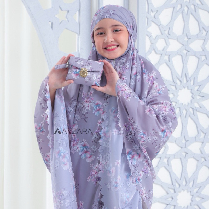 Mukena Anak Tanggung Cod Crinkle Bahan Rayon Mukenah Polos Anak 7-13 Tahun Terbaru 2024 Rukuh Anak P