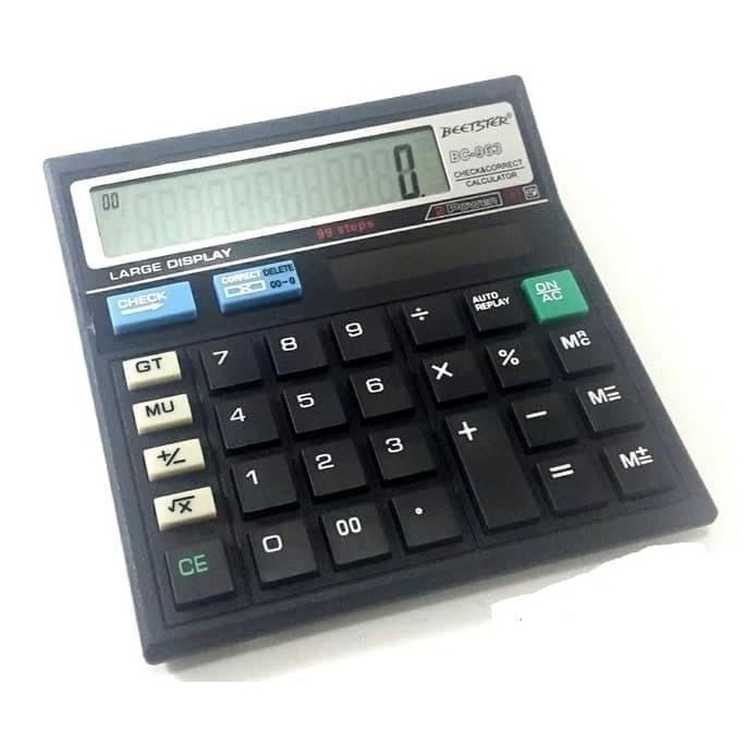 

Terbaru! Kalkulator Beetster BC-963 / 12 Digit Calculator Digital Elektronik