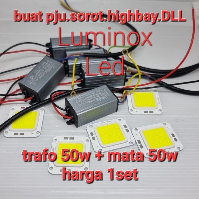 Terjangkau mata led pju cobra 50w 50 watt set trafo led 50watt driver led 50 w