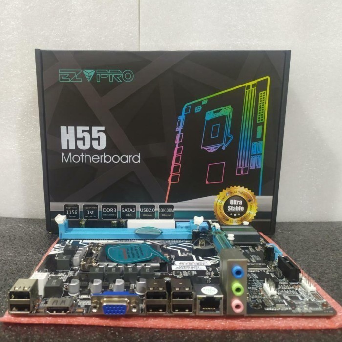 Best Motherboard H55 Ezpro Lga 1156