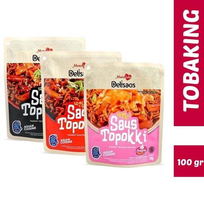 

paling diminati] MamaSuka Delisaos Saus Topokki Tteokbokki Halal 100g
