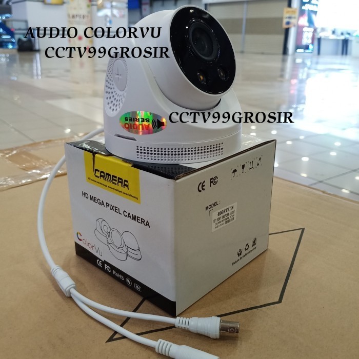 Diskon CAMERA CCTV INDOOR TURBO HD 5MP AUDIO COLORVU BUILD IN MIC AUDIO 5MP