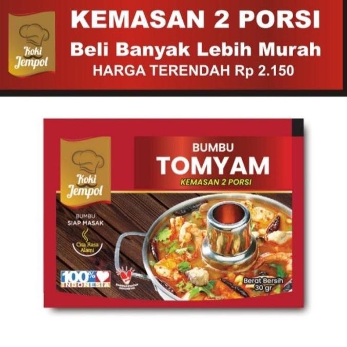 

$+$+$+$+] Bumbu Koki Jempol MINI Tomyam 2 porsi Tomyum Thai Tom Yum Thai