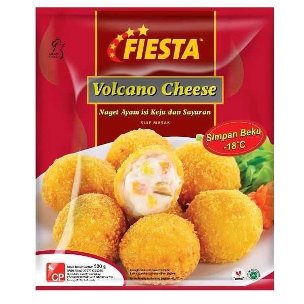 Promo Harga Fiesta Naget Volcano Cheese 500 gr - Shopee