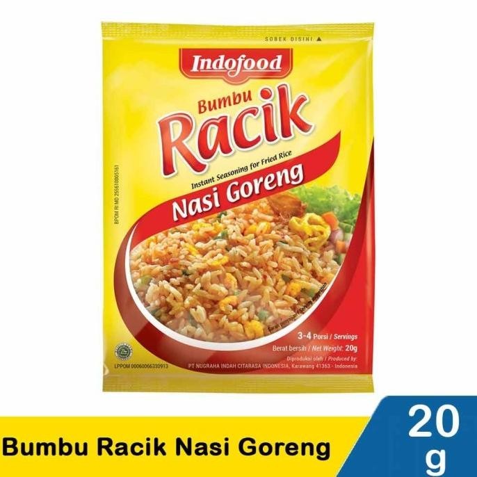 

\"\"\"\] Bumbu Racik Indofood Nasi Goreng 20gr (10pcs)