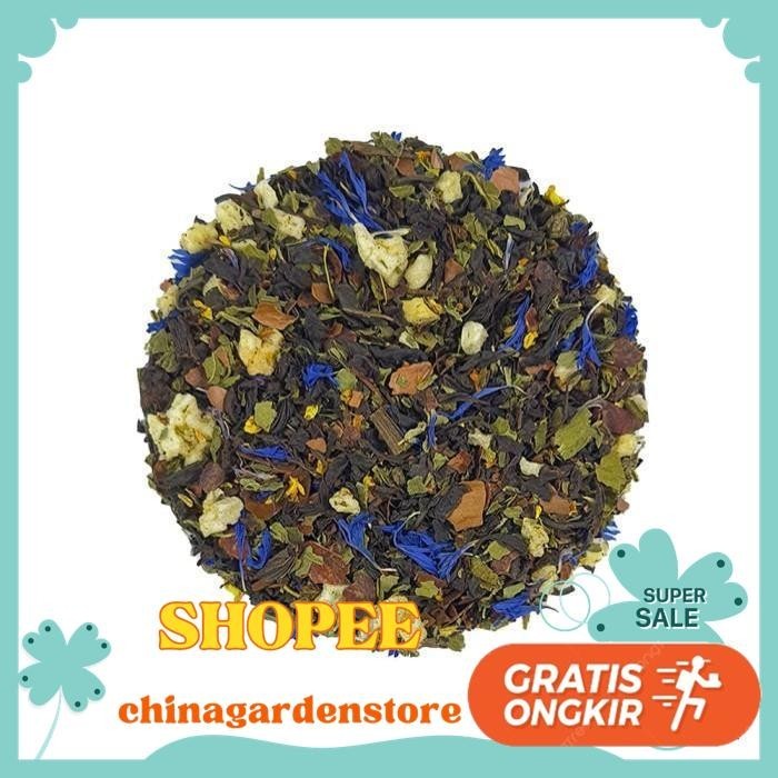 

ROYAL CHOCOLATE TEA BLEND - BLACK TEA WITH CACAO HUSK AND FLOWERS TERBAIK