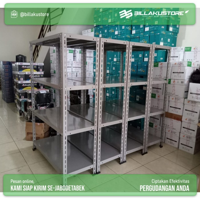 Terbaru Rak Gudang Besi - 4 Susun Promo Terlaris