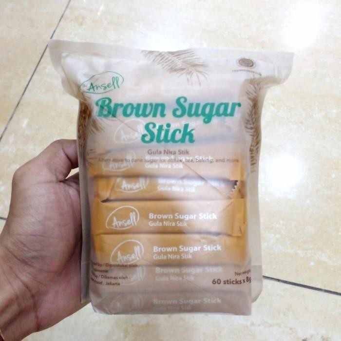 

ANSELL BROWN SUGAR STICK 60X8G NIRA / GULA MERAH STIK / PALM SUGAR Best Seller