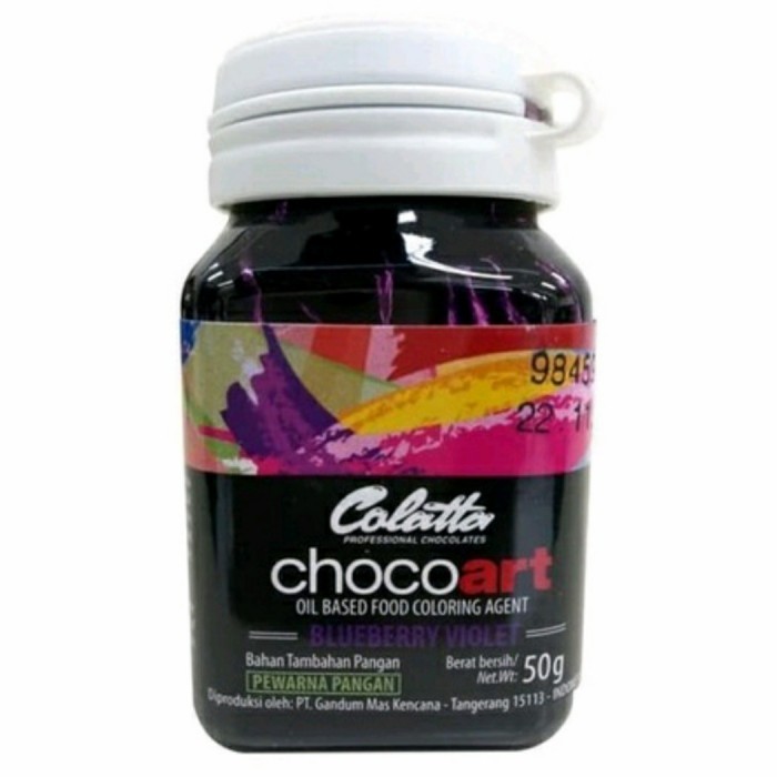 

Terbaru Colatta Choco Art Blueberry Violet Pewarna Makanan Chocoart 50 Gr Promo Terlaris