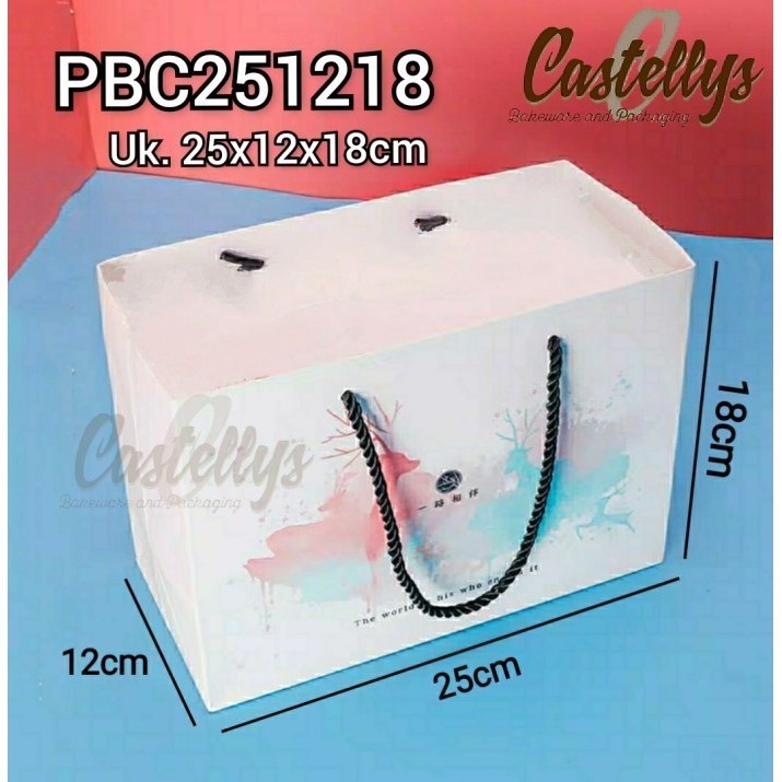 

best produk] Paper Goodie Bag PBC251218 Packaging Hampers Kue Hadiah