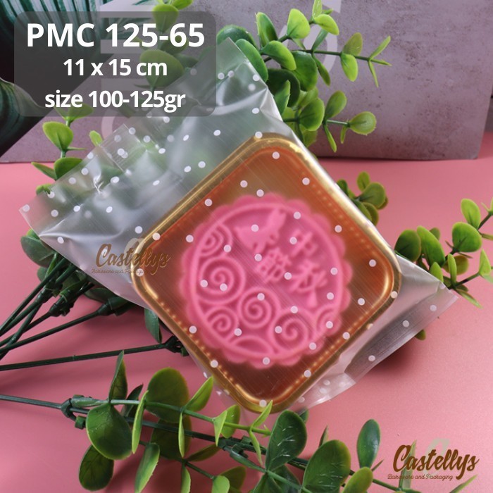 

Produk Unggulan] Plastik Mooncake 100gr - 125gr PMC 125-65 Polkadot Pia Kue Cookies