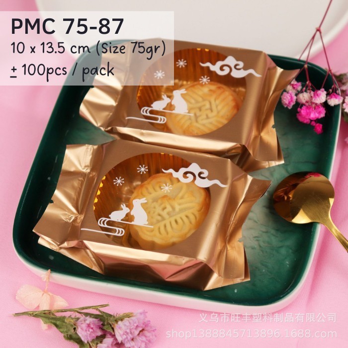 

Silahkan Order] Plastik Mooncake 75gr PMC 75-87 Kue Kering Pia Bulan Snowskin