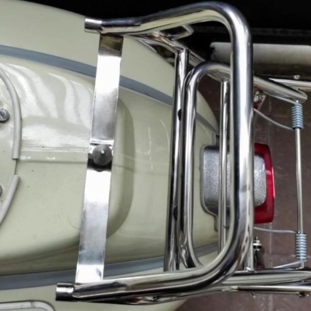 Termurah Backrack Vespa Stainless Steel ( Halcyon) - Super Sprint