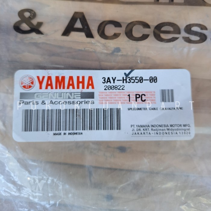 Diskon kabel speedometer Yamaha ALFA SIGMA FORCE 1 3AY-H3550-00