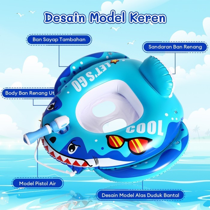 Pelampung Renang Bayi Ban Renang Bayi Ban Renang Anak Swim Trainer