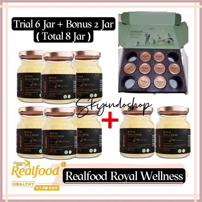 

Realfood Royal Wellness ( 6 Bonus 2 ) Minuman Sarang Burung Walet