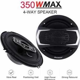 Speaker Comp Pioneer  4-Way Speaker Coaxial Mobil 6 Inch 350 W 2 Pcs -