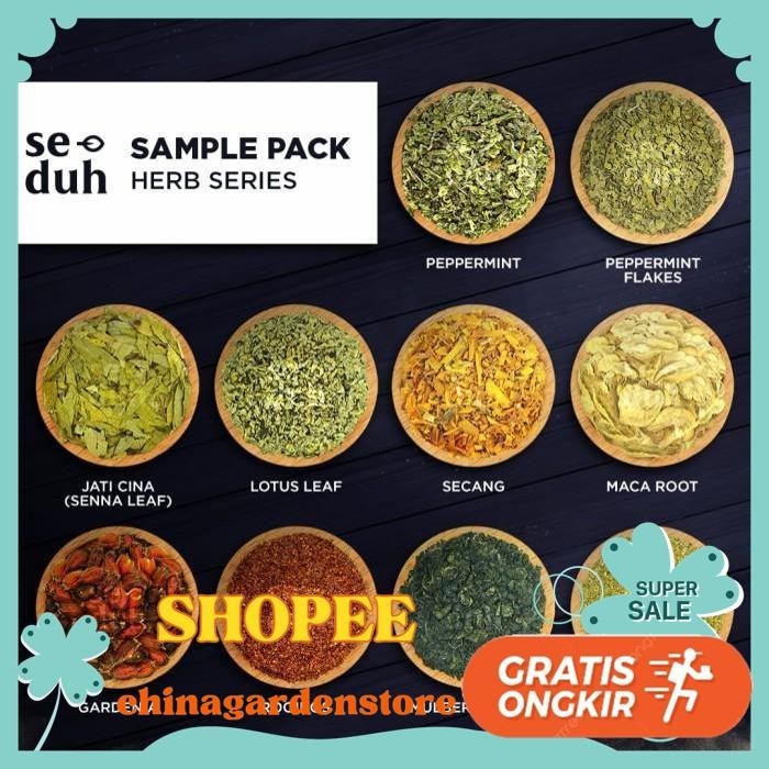 

SAMPLE PACK HERBAL TISANE SERIES B - PEPPERMINT SENNA LOTUS ROOIBOS BEST PRODUCT